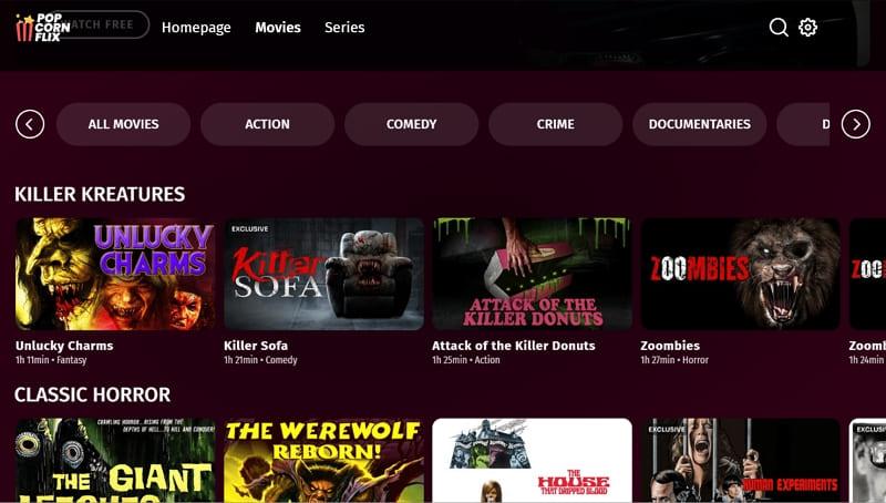 popcornflix sflix alternatives